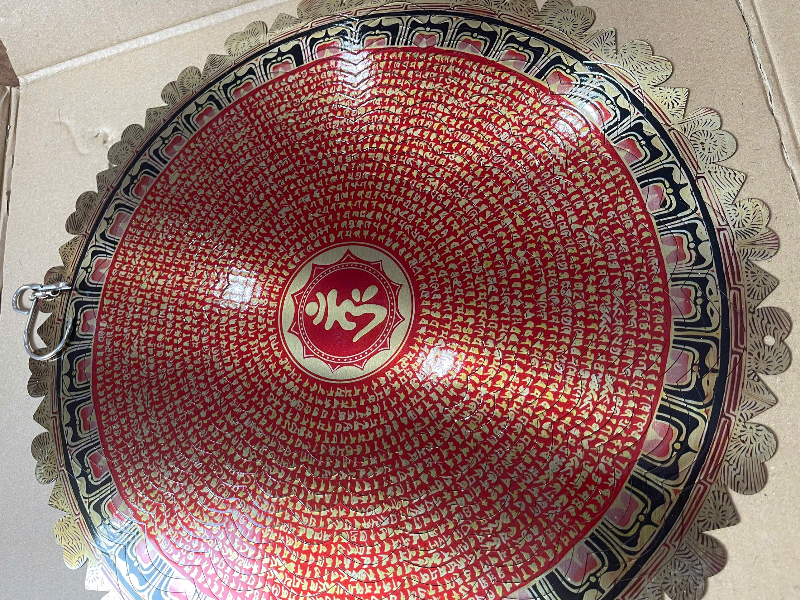 Chi tiết chuông gió Mạn Đà La thủ công
